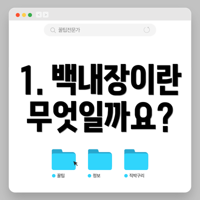 1. 백내장이란 무엇일까요?