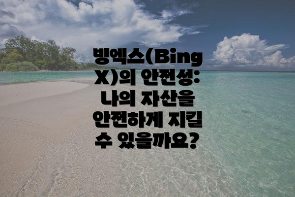 빙엑스(BingX)의 안전성: 나의 자산을 안전하게 지킬 수 있을까요?
