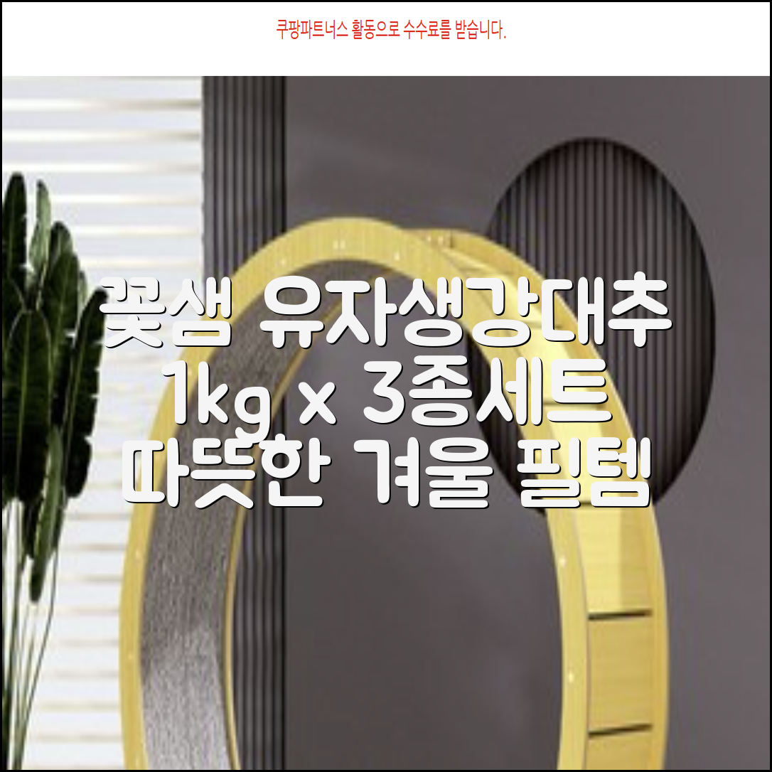 꽃샘 유자차S 1kg *생강차S 1kg *대추차 1kg, 1개, 1개 추천 리뷰