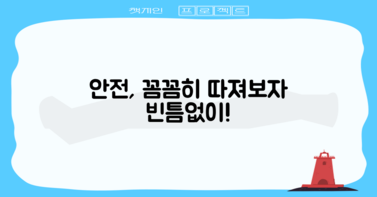 안전, 꼼꼼하게 따져보자